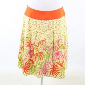 Noticeable yellow cotton skirt 10